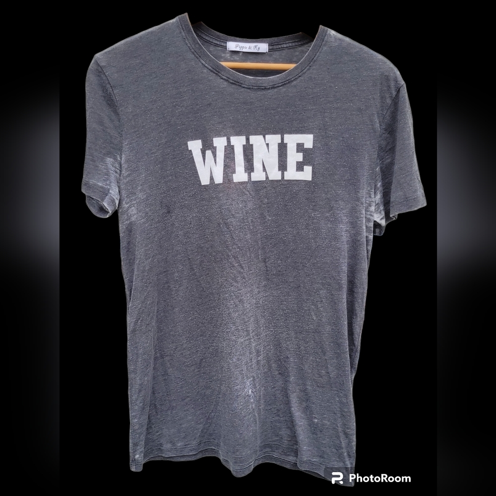 Pippa & Ky Tee Shirt, Grey, Size Large